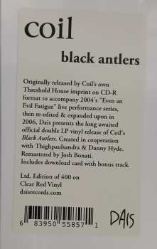2LP Coil: Black Antlers CLR | LTD