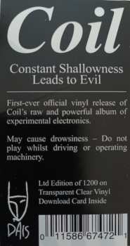 2LP Coil: Constant Shallowness Leads To Evil LTD | CLR