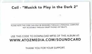 2LP Coil: Musick To Play In The Dark² CLR