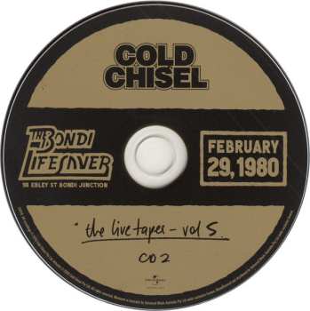 2CD Cold Chisel: The Live Tapes Vol.5