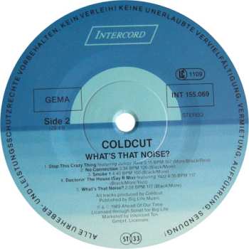 2LP Coldcut: What's That Noise? LTD