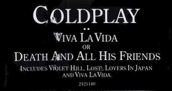 CD Coldplay: Viva La Vida Or Death And All His Friends