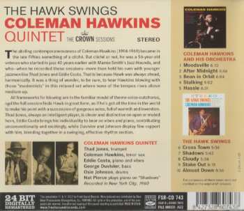 CD Coleman Hawkins Quintet: The Hawk Swings / The Crown Sessions