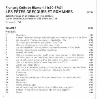 2CD Cyrille Dubois: Les Fêtes Grecques Et Romaines