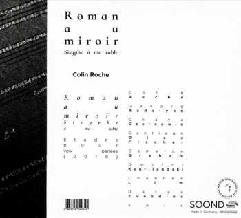 CD Colin Roche: Roman Au Miroir: Sisyphe à Ma Table