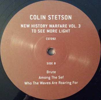 2LP Colin Stetson: New History Warfare Vol. 3: To See More Light