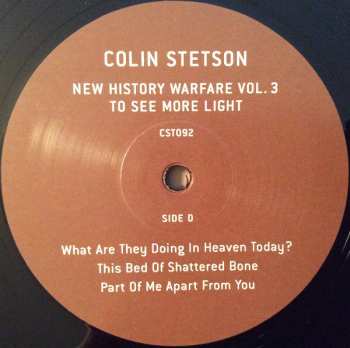 2LP Colin Stetson: New History Warfare Vol. 3: To See More Light