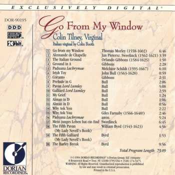 CD Colin Tilney: Go From My Window