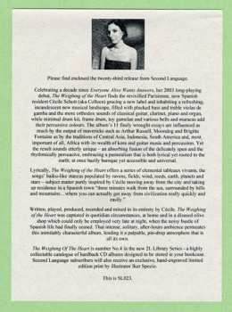 CD Colleen: The Weighing Of The Heart LTD