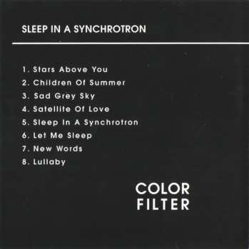CD Color Filter: Sleep In A Synchrotron