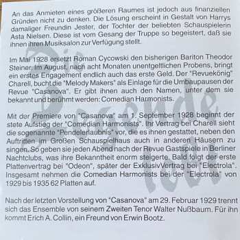 CD Comedian Harmonists: Die Legende Lebt