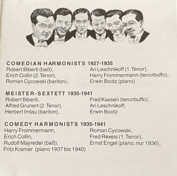 CD Comedian Harmonists: Die Legende Lebt