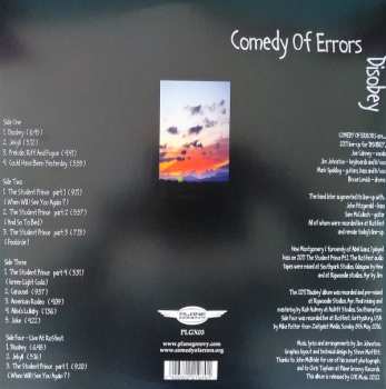 2LP Comedy Of Errors: Disobey LTD