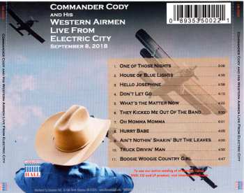 CD Commander Cody And His Western Airmen: Live From Electric City