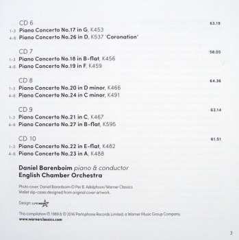 10CD/Dobozkészlet Wolfgang Amadeus Mozart: Complete Piano Concertos