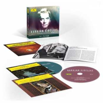 5CD/Dobozkészlet/Blu-ray Herbert von Karajan: Karajan Sibelius: Complete Recordings On Deutsche Grammophon