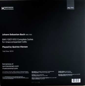 3LP Johann Sebastian Bach: Complete Suites For Unaccompanied Cello