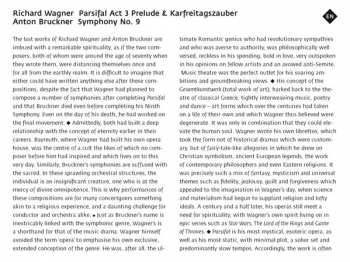 SACD Concertgebouworkest: Wagner Parsifal; Bruckner Symphony No.9
