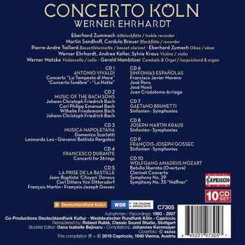 10CD/Dobozkészlet Wolfgang Amadeus Mozart: Muscia Napoletana • La Prise De La Bastille • Sinfonias Españolas