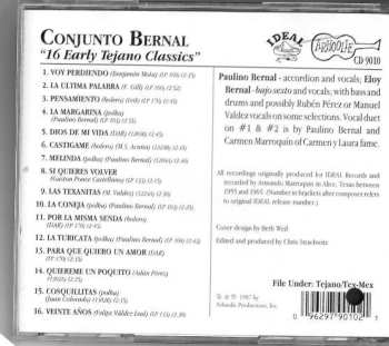 CD Conjunto Bernal: 16 Early Tejano Classics