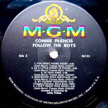 LP Connie Francis: Follow The Boys