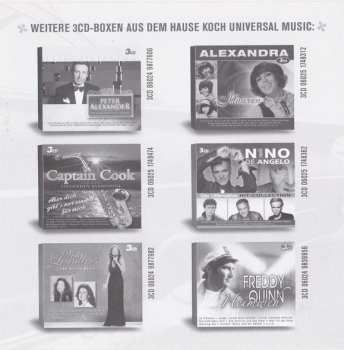 3CD/Dobozkészlet Connie Francis: Schöner Fremder Man - Die Hit-Collection