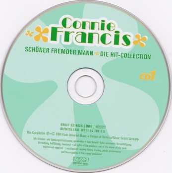 3CD/Dobozkészlet Connie Francis: Schöner Fremder Man - Die Hit-Collection