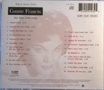 CD Connie Francis: Who's Sorry Now - The Hits Collection