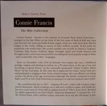 CD Connie Francis: Who's Sorry Now - The Hits Collection