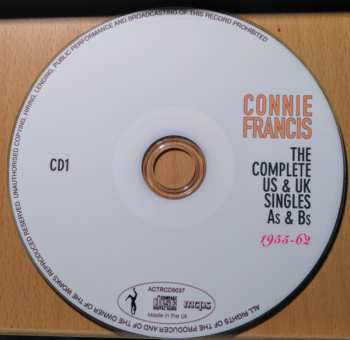3CD Connie Francis: The Complete US & UK Singles As & Bs 1955-62