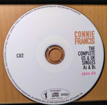 3CD Connie Francis: The Complete US & UK Singles As & Bs 1955-62