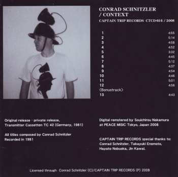 CD Conrad Schnitzler: Context LTD