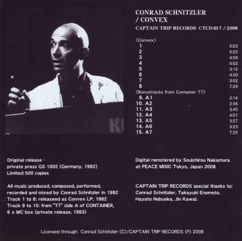CD Conrad Schnitzler: Convex LTD