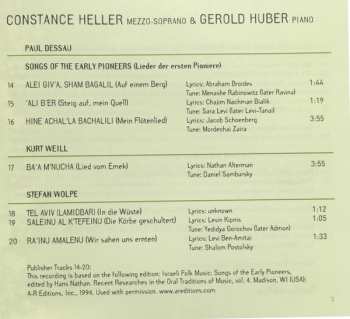CD Gerold Huber: Fantasie Von Übermorgen. Lieder Im Exil