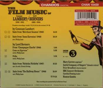 CD Lord Berners: The Film Music Of Constant Lambert / Lord Berners