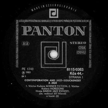 LP Bohdan Warchal Orchestra: Contemporation And Jazz = Současnost A Jazz (PODPIS a VĚNOVÁNÍ Alexeje Frieda)