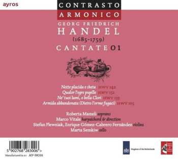 CD Georg Friedrich Händel: Cantate 01