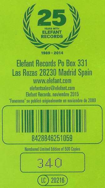 LP Cooper: Fonorama LTD | NUM | CLR