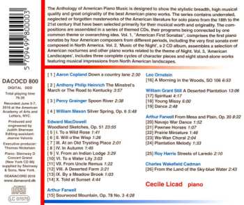 CD Aaron Copland: Anthology Of American Piano Music Vol. 3: American Landscapes