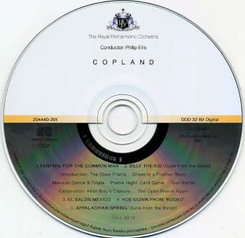CD Aaron Copland: Fanfare For The Common Man / Billy The Kid / El Salón México / Hoe-Down From 'Rodeo' / Appalachian Spring