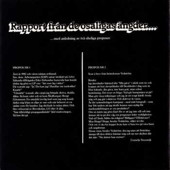 CD Cornelis Vreeswijk: Till Fatumeh (Rapport Från De Osaligas Ängder....)