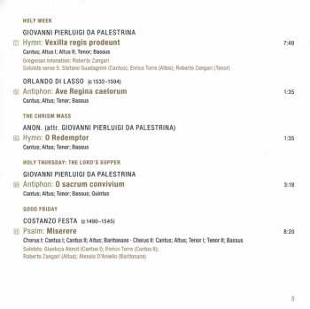 CD Coro Della Cappella Sistina: O Crux Benedicta (Lent And Holy Week At The Sistine Chapel)