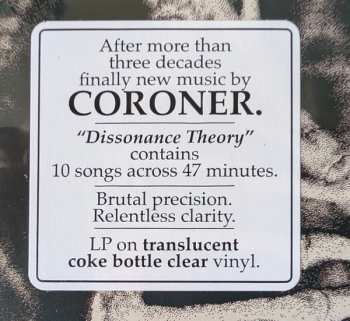 LP Coroner: Dissonance Theory CLR | LTD
