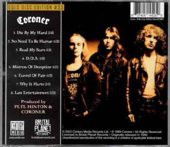 CD Coroner: No More Color CLR | LTD