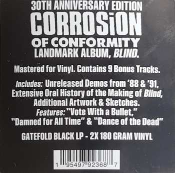2LP Corrosion Of Conformity: Blind
