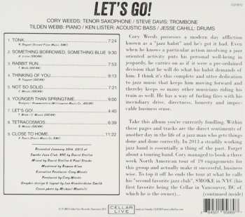 CD Cory Weeds Quintet: Let's Go!