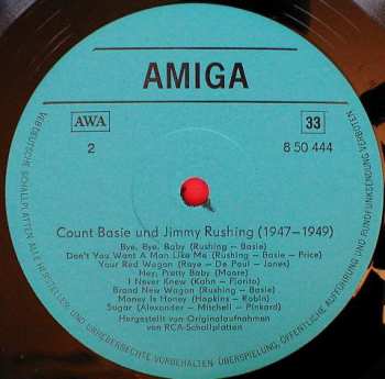 LP Count Basie: Count Basie - Jimmy Rushing (1947 - 1949)