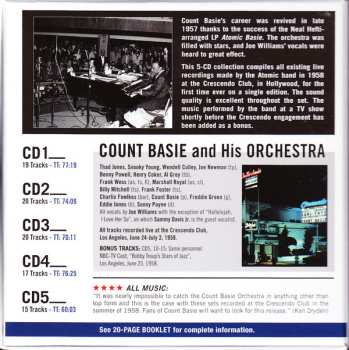 5CD Count Basie Orchestra: Complete Live At The Crescendo 1958 LTD | DLX