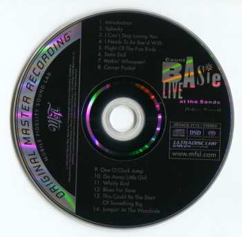 SACD Count Basie: Live At The Sands (Before Frank) NUM | LTD