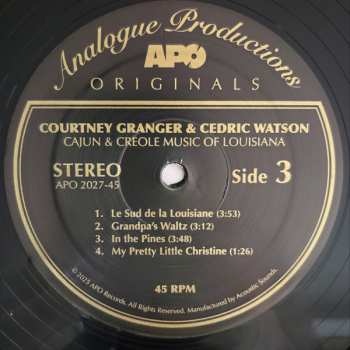2LP Cedric Watson: Cajun & Creole Music of Louisiana